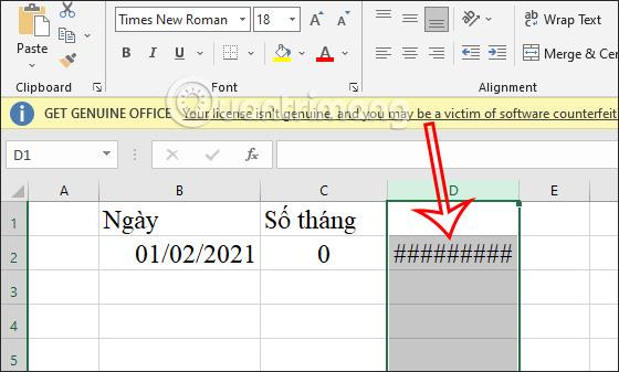 Excel EOMONTH işlevi, EOMONTH işlevi nasıl kullanılır?