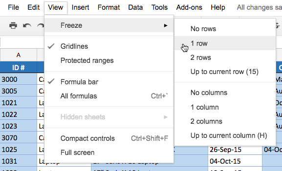 Google Sheets (Partie 9) : Trier et filtrer les données