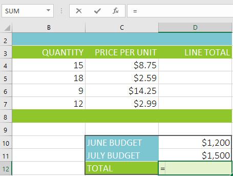 Excel 2016 - レッスン 13: Excel の数式の概要