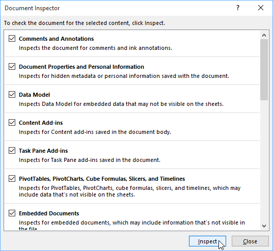 Excel 2019 (Partea 25): Verificați și protejați registrele de lucru