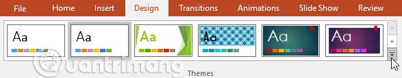 PowerPoint 2016 : appliquer des thèmes dans PowerPoint