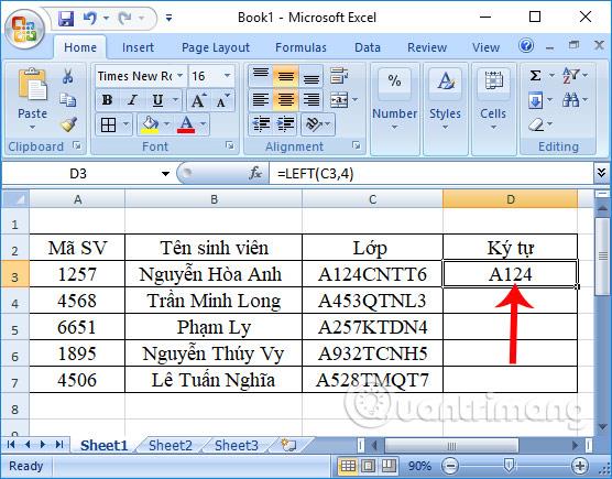 Fungsi MID: Berfungsi untuk mendapatkan rentetan aksara dalam Excel