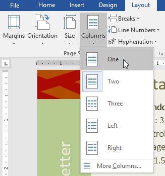 Word 2016 전체 가이드(13부): 텍스트 열 분할