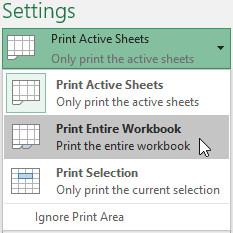 Excel 2016 - レッスン 12: Excel でページの書式設定とスプレッドシートの印刷を行う