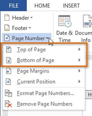 Guide complet de Word 2013 (Partie 14) : Titres de page, pieds de page et numérotation des pages