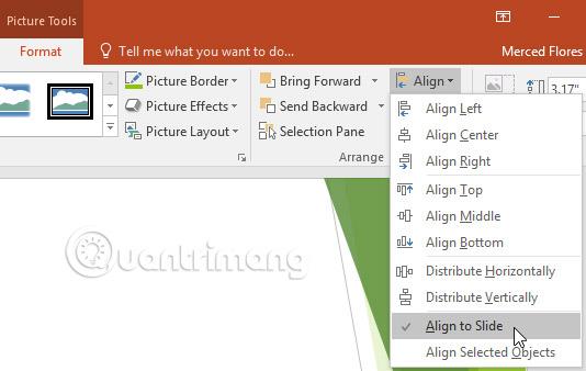 PowerPoint 2016: Nesneleri düzenleme ve gruplama