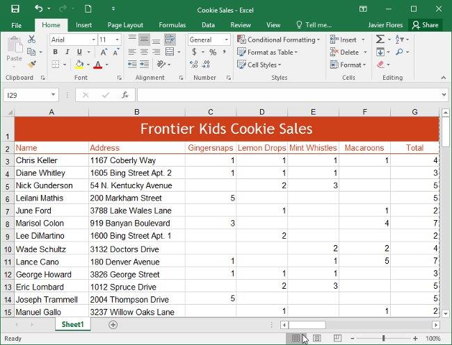 Excel 2016 - 1단원: Microsoft Excel에 익숙해지기