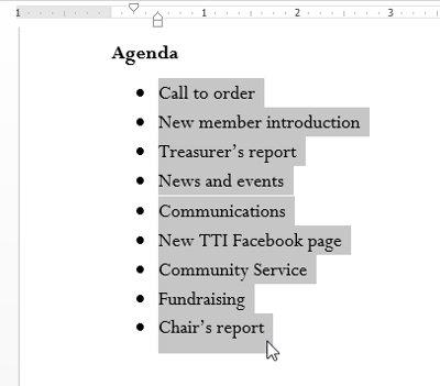 Word 2013 完整指南（第 10 部分）：Microsoft Word 中的項目符號、編號、多層列表