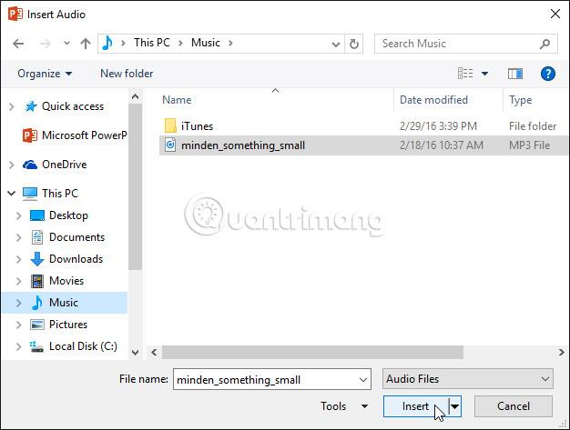 PowerPoint 2016: Cara memasukkan bunyi ke dalam PowerPoint