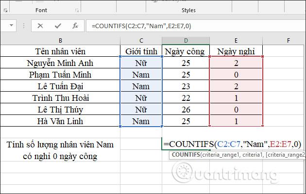 Função COUNTIFS, como usar a função de contagem de células de acordo com múltiplas condições no Excel
