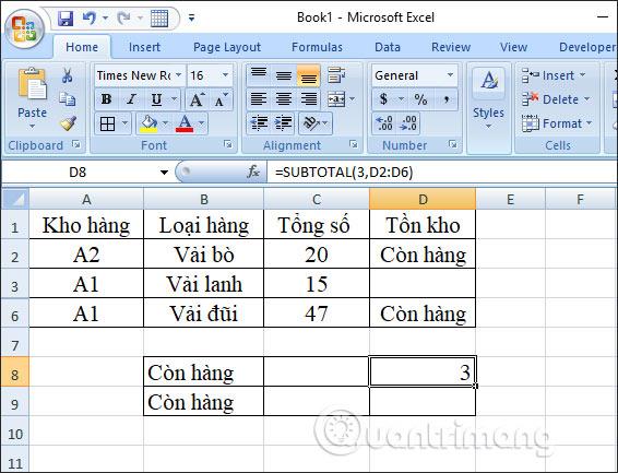 Funcția SUBTOTAL: Formula și modul de utilizare a funcției SUBTOTAL în Excel