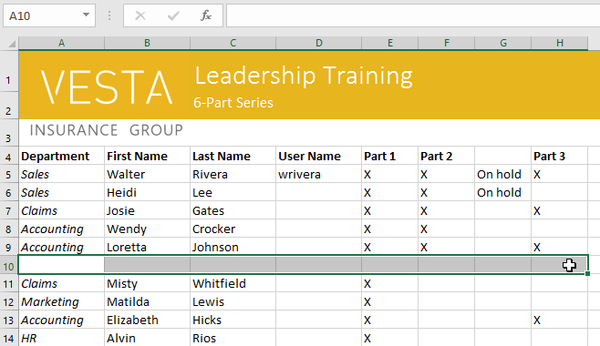 Excel 2019 (Parte 4): Noções básicas de células