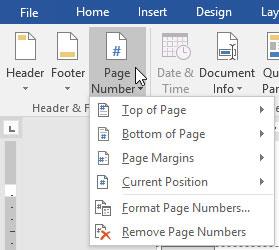 Guide complet de Word 2016 (Partie 14) : Titre de la page (En-tête) et pied de page (Pied de page)