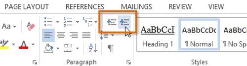 Guía completa de Word 2013 (Parte 8): Uso de sangrías y tabulaciones