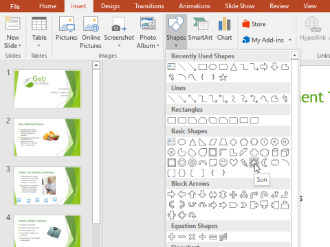 PowerPoint 2019 (Partea 16): Forme