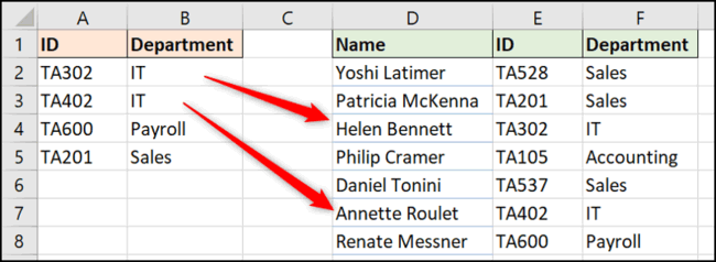 كيفية استخدام وظيفة XLOOKUP في Excel