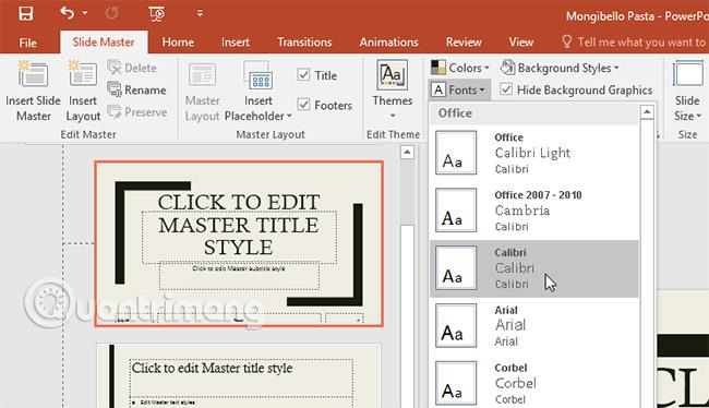 PowerPoint 2016: Asıl Slayt görünümü hakkında bilgi edinin