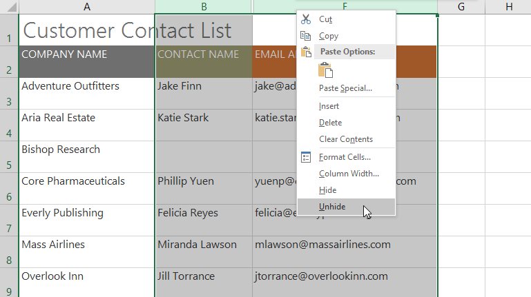 Excel 2019 (Parte 5): Modificar columnas, filas y celdas