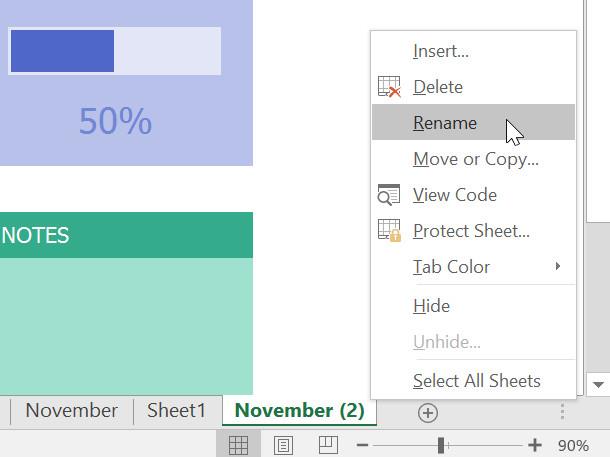 Excel 2016 - Les 9: Werken met meerdere Excel-spreadsheets