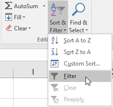 Excel 2019 (Partea 19): Filtrați datele