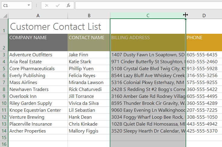 Excel 2019 (Parte 5): Modificar columnas, filas y celdas