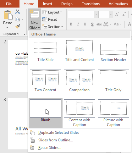 PowerPoint 2019 (Bahagian 4): Pengetahuan asas tentang slaid