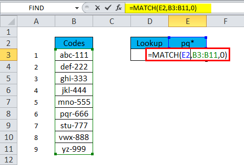 Función Match en Excel: Cómo usar la función Match con ejemplos