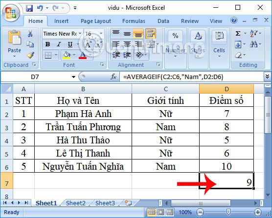 Comment utiliser la fonction MOYENNEIF dans Excel