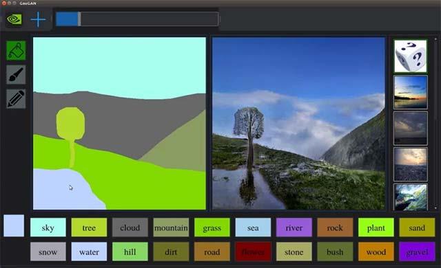 Admire la nueva aplicación de inteligencia artificial de Nvidia: convierta garabatos estilo MS Paint en "obras maestras" artísticas
