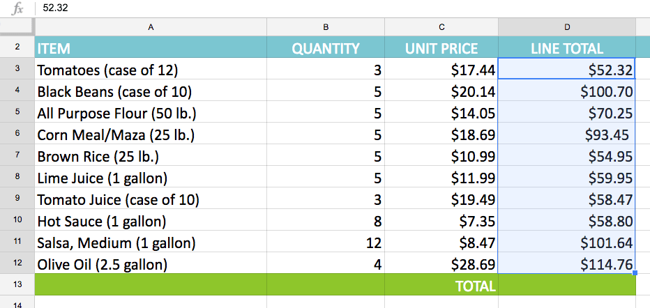 Foi de calcul Google (Partea 8): Lucrul cu funcții