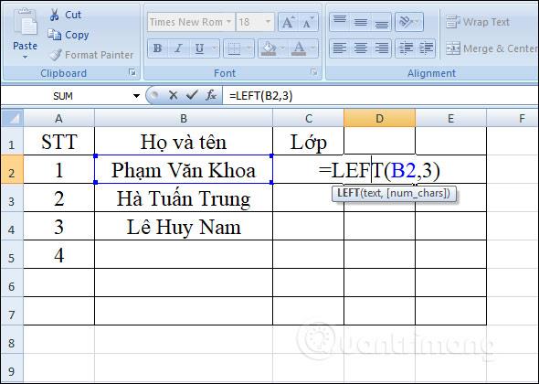 Función IZQUIERDA, cómo usar la función para cortar la cadena de caracteres izquierda en Excel