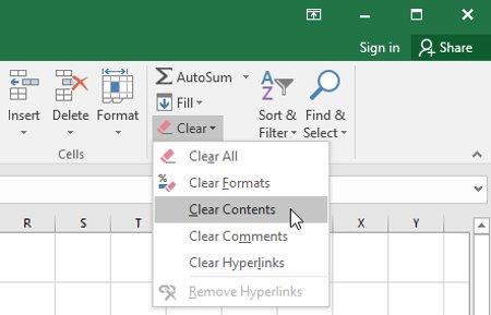 Excel 2016 – Lektion 5: Grundlegende Konzepte von Zellen und Bereichen