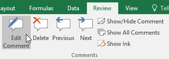 Excel 2019 (Partie 24) : Commentaires et co-auteurs