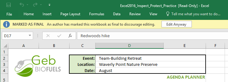 Excel 2019 (Bahagian 25): Semak dan lindungi buku kerja