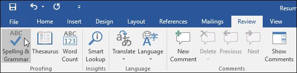 Volledige gids voor Word 2016 (deel 23): spelling en grammatica controleren