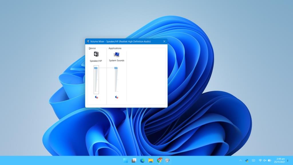 Cara membuka mixer Volume di Windows 11