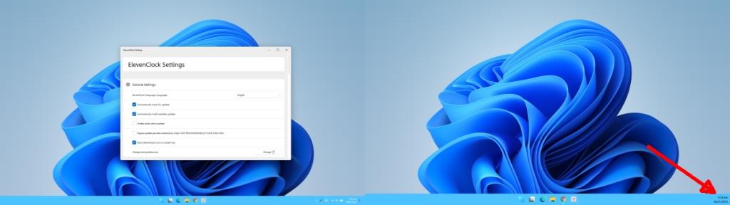 Een klok toevoegen aan de tweede monitor op Windows 11