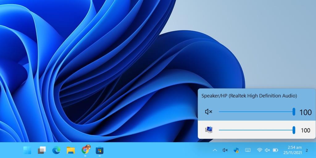 Cara membuka mixer Volume di Windows 11