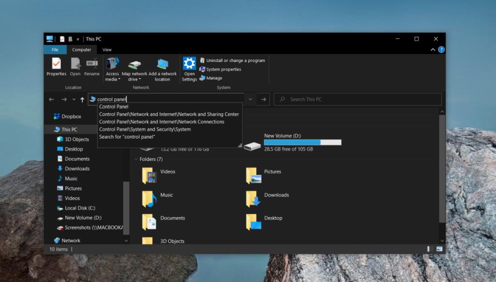 Cara membuka Control Panel di Windows 10