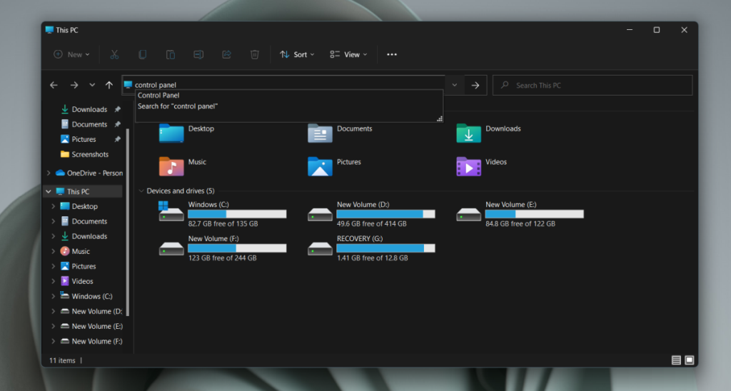 Cara membuka Control Panel di Windows 11