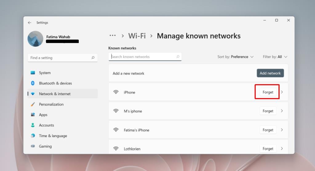 How to join a WiFi network on Windows 11