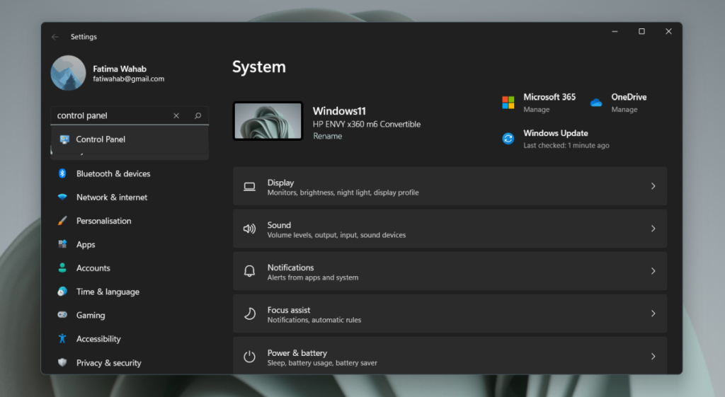 Cara membuka Control Panel di Windows 11