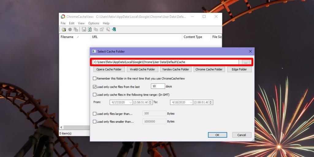 Cara melihat cache Chrome di Windows 10