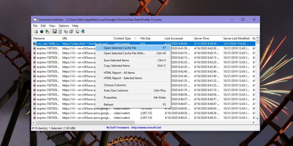 Cara melihat cache Chrome di Windows 10