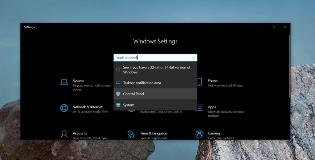 Hoe het Configuratiescherm te openen op Windows 10