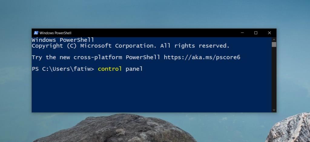 Cómo abrir el Panel de control en Windows 10