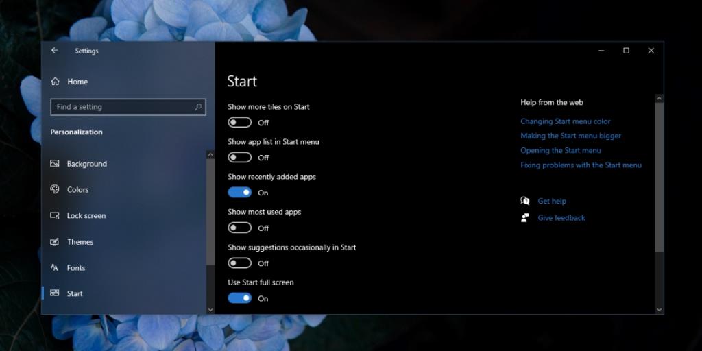 Cara mengubah menu Mulai Windows 10