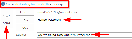 Crea pulsanti di voto personalizzati per i tuoi messaggi di Outlook 2016 e 2019