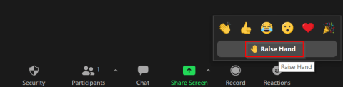 Jak „podnieść rękę” w Zoom Meetings?