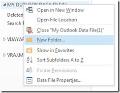 Bagaimana cara membuat file .pst di Microsoft Outlook 2013?